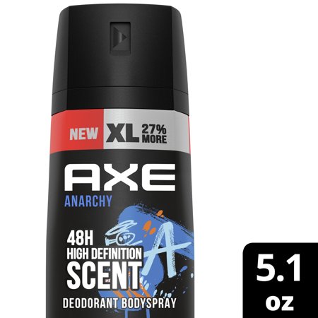 AXE Dual Action Body Spray Deodorant for Men, Dark Pomegranate & Sandalwood Formulated without Aluminium, 5.1 oz
