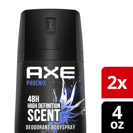 Axe Phoenix Body Spray for Men, 4 Oz, 2 Pack