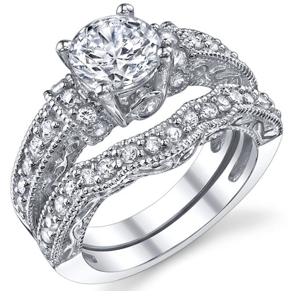 Wedding Ring Bridal Set HUGE Price Drop on Walmart!!!!!