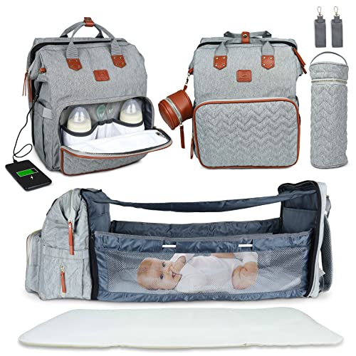 Baby Diaper Bag Backpack with Changing Station QUINO&CO - AMAZON