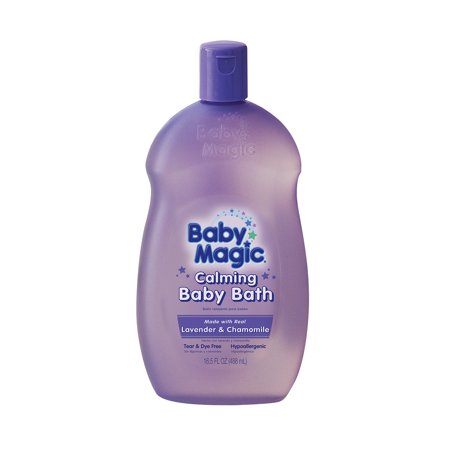 Baby Magic Calming Baby Bath, Lavender and Chamomile, 16.5 Ounces (Pack of 6)