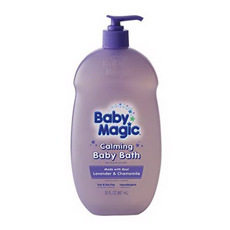 Baby Magic Calming Baby Bath, Made with Real Lavender and Chamomile, 30 Oz, 3 Pack