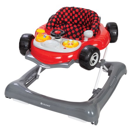 Smart Steps by Baby Trend 5.0 Activity Baby Walker with Lights and Sound Effects - Speedster Red