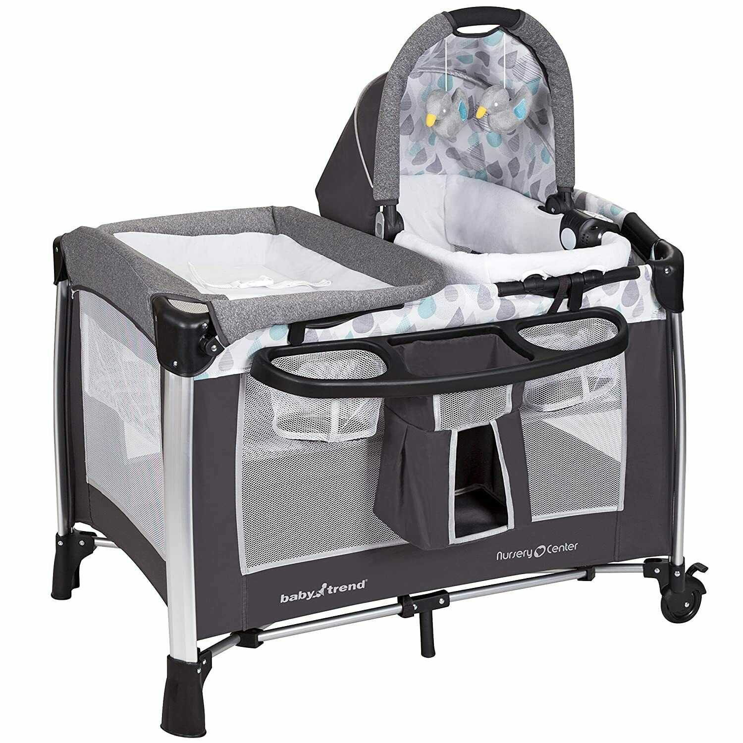 Baby Trend GoLite ELX Deluxe Infant Play Nursery Center, Blue (Open Box)