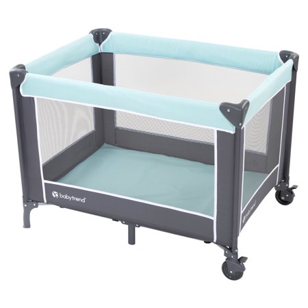 Baby Trend Portable Nursery Center Playard with Travel Bag - Twinkle Blue - Blue