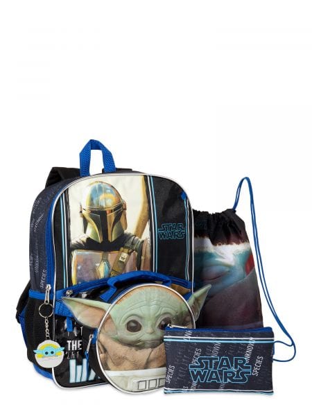 Star Wars Baby Yoda 5 Piece Backpack Set only $1!