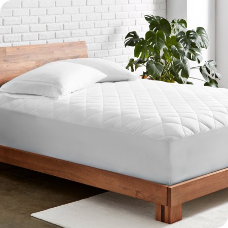 Bare Home Quilted Fitted Mattress Pad (Queen)