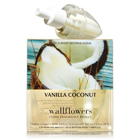Bath & Body Works Wallflowers Home Fragrance Refill Bulbs 2 Pack Vanilla Coconut