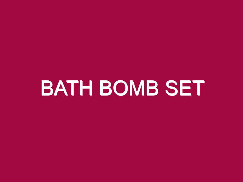 bath bomb set 1307393