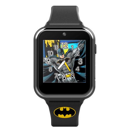 Batman DC Comics iTime Interactive Kids Smart Watch 40 mm in Black - Model# BAT4740
