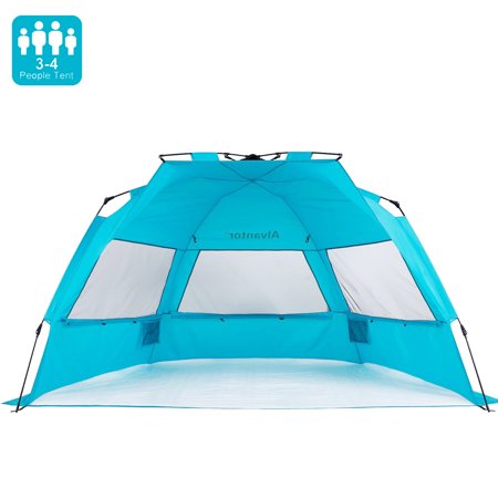 Beach Tent Sun Shelter Cabana Canopy Pop Up Automatic Portable by Alvantor