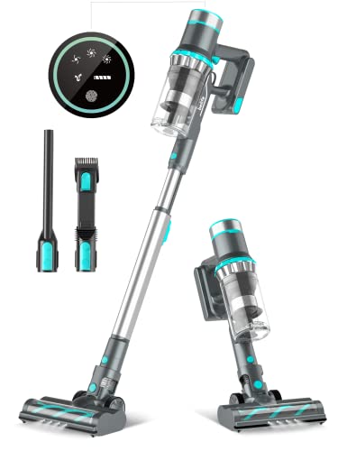 Cordless Vacuum Cleaner with LED Display, 20000Pa Stick Vacuum 4 in 1 - Amazon Today Only