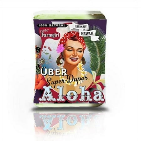 Über Super Duper Aloha BAR SOAP Patchouli Kukui Nut Oil Kava Noni Coconut