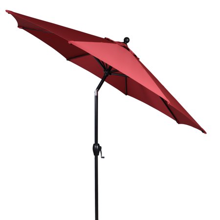 Better Homes and Gardens 9 Foot Round Patio Umbrella- Red