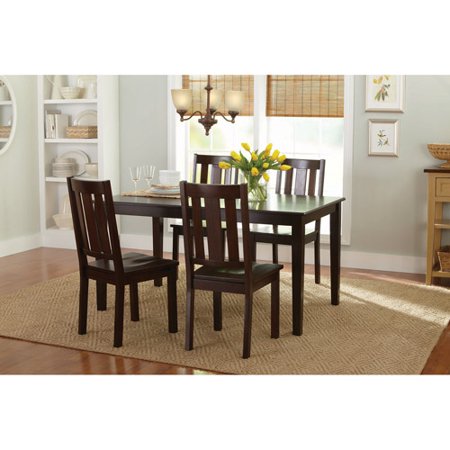 Better Homes and Gardens Bankston 5-Piece Dining Set, Mocha