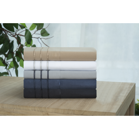 Better Homes And Gardens Luxury Microfiber Bed Sheet Set, Brownstone, Twin, 3 Piece