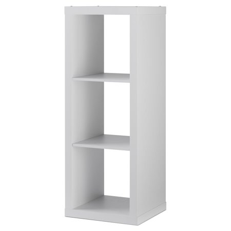 Better Homes & Gardens 3-Cube Storage Organizer, Textured White