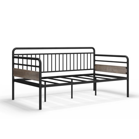 Better Homes & Gardens Anniston Twin Metal Daybed, Rustic Gray Finish