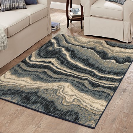 Better Homes & Gardens Midnight Marble Area Rug