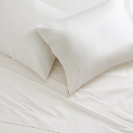 Better Homes & Gardens Signature Soft Cotton & Rayon made from Bamboo Bed Sheet Set, Queen, Vanilla Dream