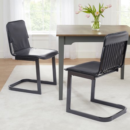 Better Homes & Gardens Winton Dining Chair, Set of 2, Black