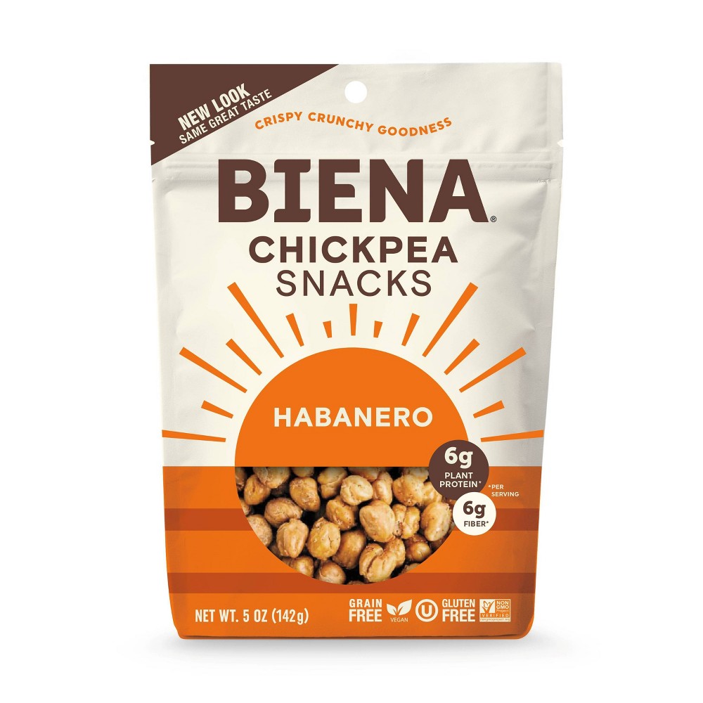 Biena Habanero Roasted Chickpeas - 5Oz