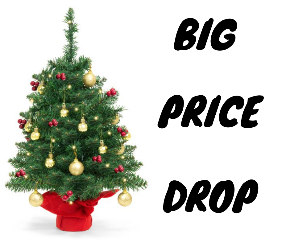 22in Pre-Lit Tabletop Artificial Christmas Tree Christmas CLEARANCE!