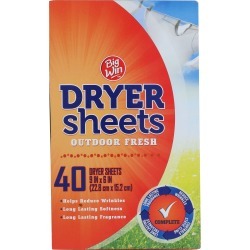 Big Win Dryer Sheets - 40 ct