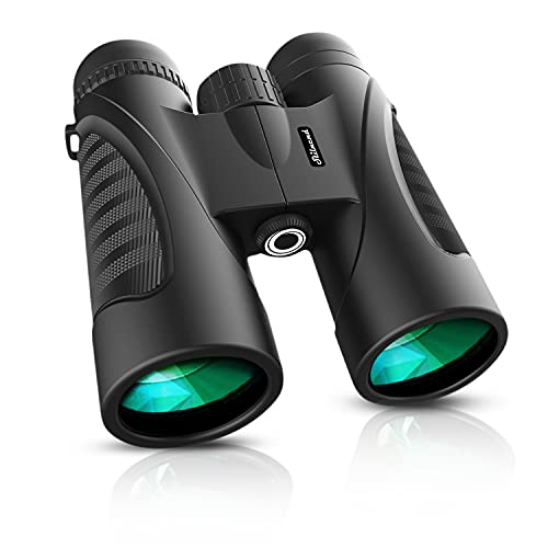 Binoculars for Adults 12 x 50 High Powered for HD Waterproof Zoom, Powerful Binoculars with Clear and Durable BAK-4 Prism FMC Lens for Bird Watching, Travel, Hunting, Concerts, Football.