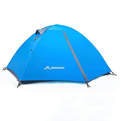 BISINNA 2 Person Camping Tent Lightweight Backpacking Tent Waterproof Windproof Two Doors Easy Setup Double Layer Outdoor Tents for Family Camping Hunting Hiking Mountaineering Travel HOT DEAL AT AMAZON!
