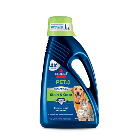 BISSELL ADVANCED PET Stain & Odor Formula for Full Size Carpet Cleaning, 62 oz, 88N2