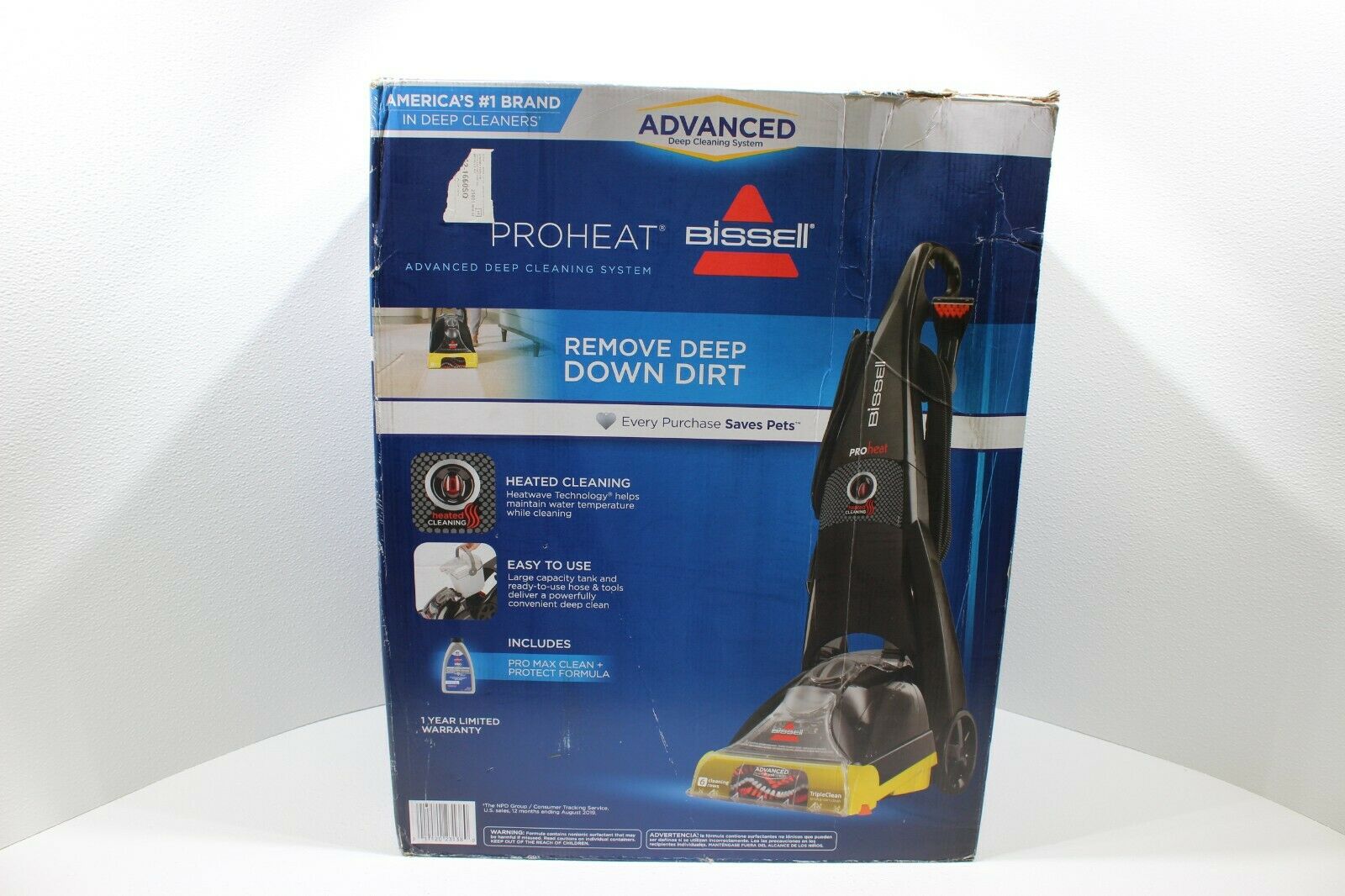 BISSELL PROHEAT ADVANCED FULL-SIZE CARPET CLEANER 1846 BRAND NEW FACTORY SEALED