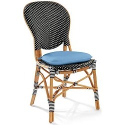 Bistro Chair Cushion - Garnet, Small - Frontgate