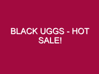 black uggs hot sale 1306972