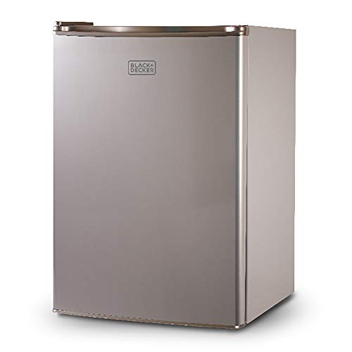 BLACK+DECKER BCRK25V Compact Refrigerator Energy Star Single Door Mini Fridge with Freezer, 2.5 Cubic Ft, VCM