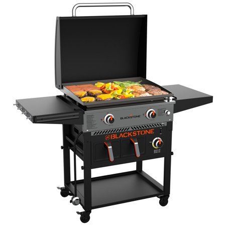 Blackstone 2-Burner 28" Griddle with Electric Air Fryer and Hood On Sale At Walmart