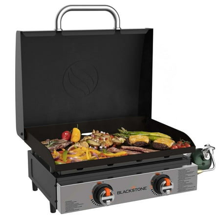 Blackstone 2-Burner 22'' Tabletop Griddle with Stainless Steel Front AT WALMART