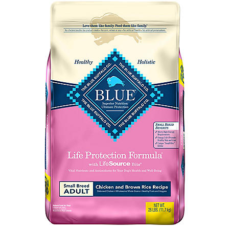 Blue Buffalo Life Protection Formula, Adult Small Breed Dry Dog Food, Chicken & Brown Rice Recipe (26 lbs.)