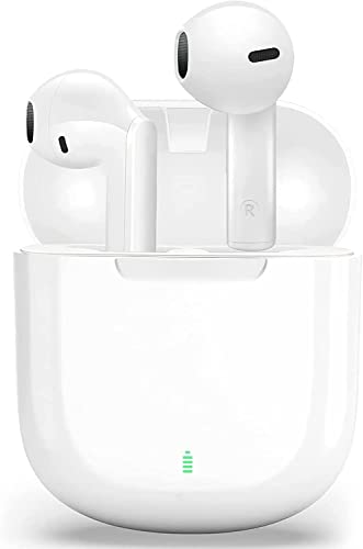 Bluetooth Earbuds, Wireless Earbuds, 35H Cyclic Playtime Headphones Charging Case and mic, in-Ear Stereo Earphones Headset for iPhone Android Samsung