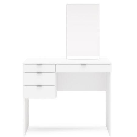 Boahaus Maia Modern Vanity Table, White Finish, for Bedroom