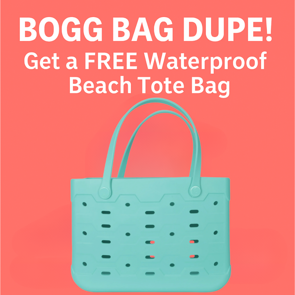 BOGG Bag Dupe! Get a FREE Waterproof Beach Tote Bag at Walmart via TopCashback