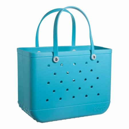 BOGG BAG X Large Waterproof Washable Tip Proof Durable Open Tote Bag for the Beach Boat Pool Sports 19x15x9.5 (X Large, Tiffany Blue)