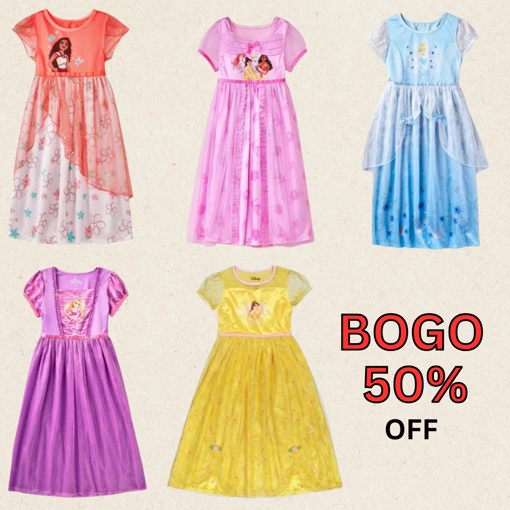 BOGO 50% Off Disney Princess Nightgowns at Target Disney Princess Nightgowns