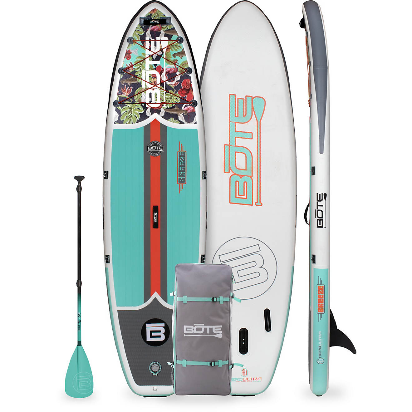 BOTE Breeze Aero 10'8" Native Floral Inflatable Stand Up Paddle Board