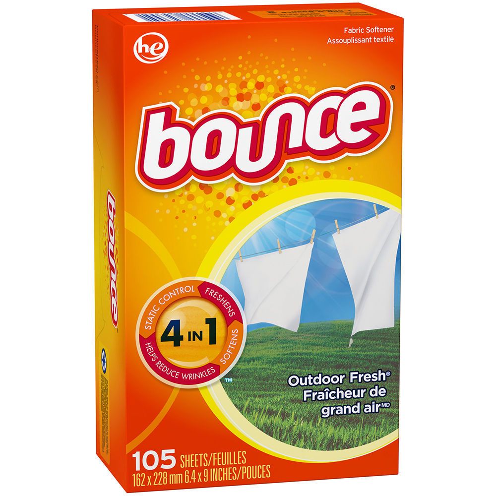 Bounce Outdoor Fresh Fabric Softener Sheets 105 ct Box