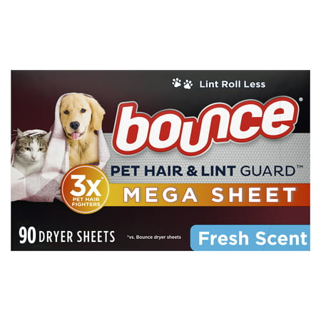 Bounce Pet Hair Dryer Sheets - STOCK UP AT WALMART!