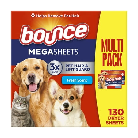 Bounce Pet Hair Dryer Sheets – STOCK UP AT WALMART!