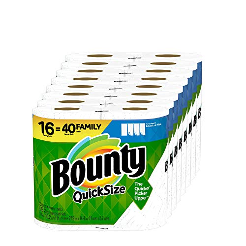 Bounty Paper Towels, White, 6 Absorbent & Strong Rolls - STOCK UP!