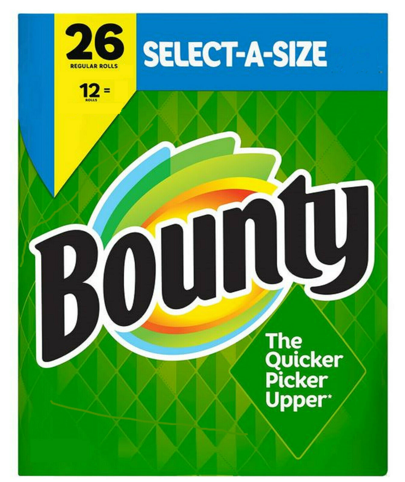 Bounty Select-A-Size Paper Towels, White,12 Rolls = 26 Regular Rolls