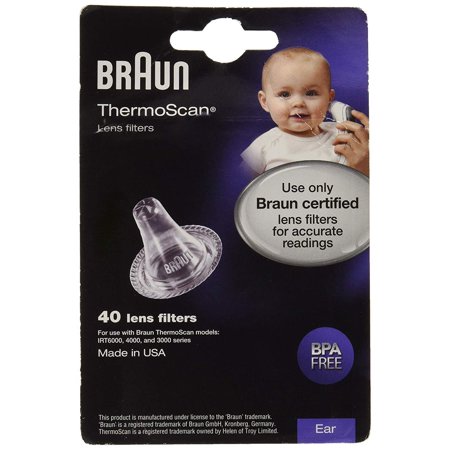Braun ThermoScan Braun Certified Lens Filter, 40 count, 1 pack